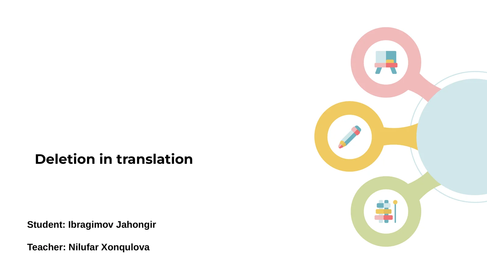 Deletion in translation