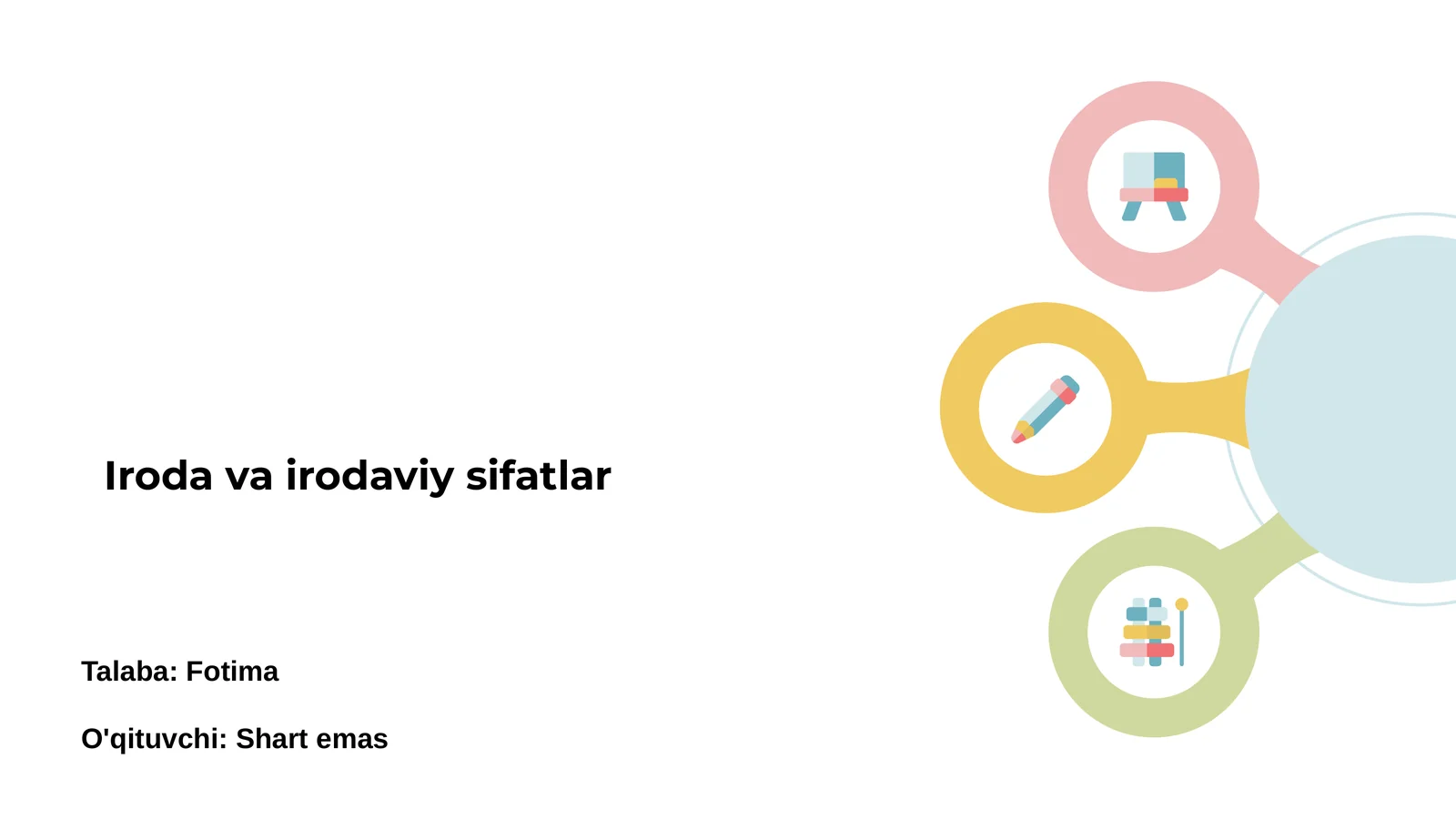 Iroda va irodaviy sifatlar