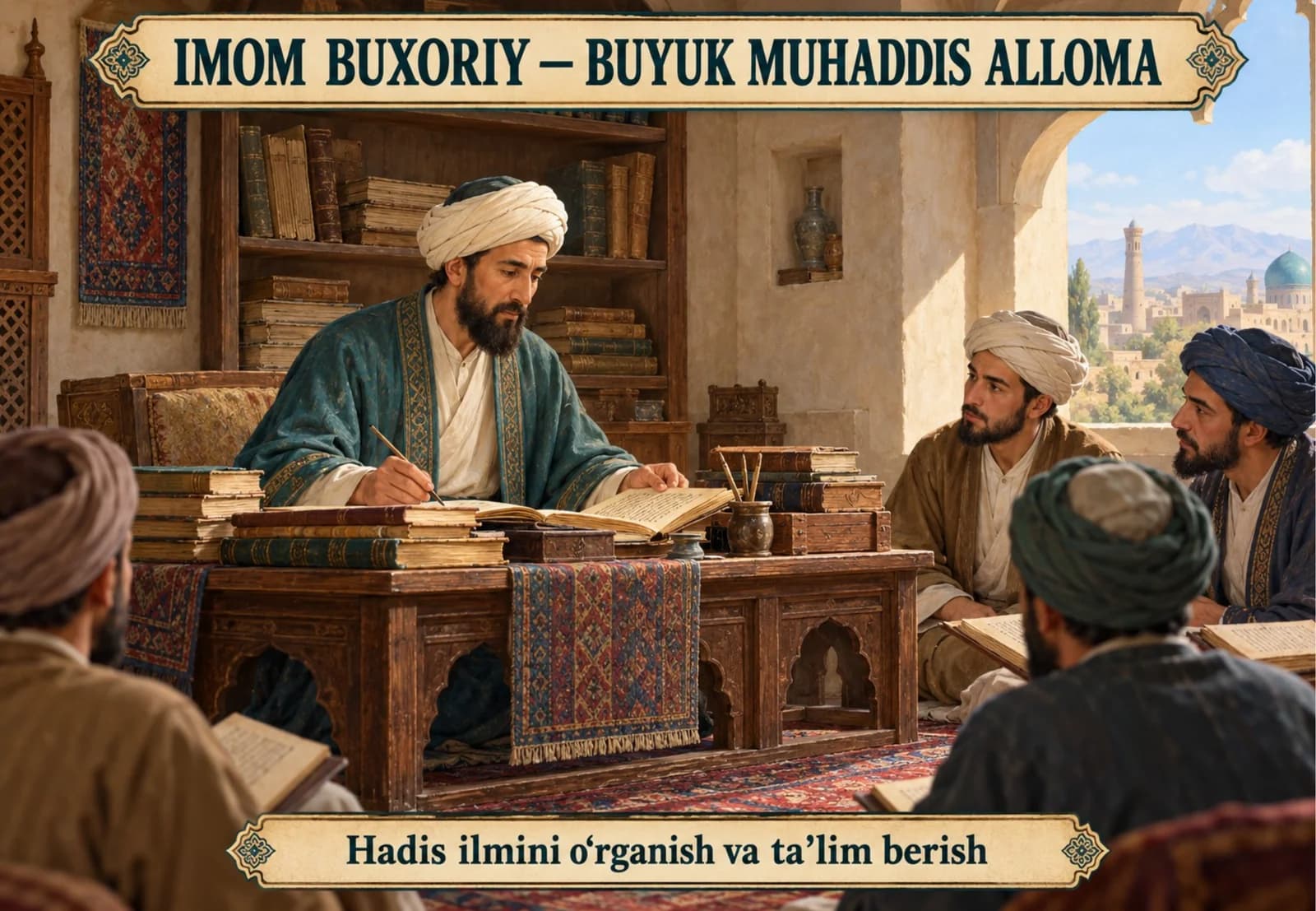 Imom Buxoriy — buyuk muhaddis alloma.
