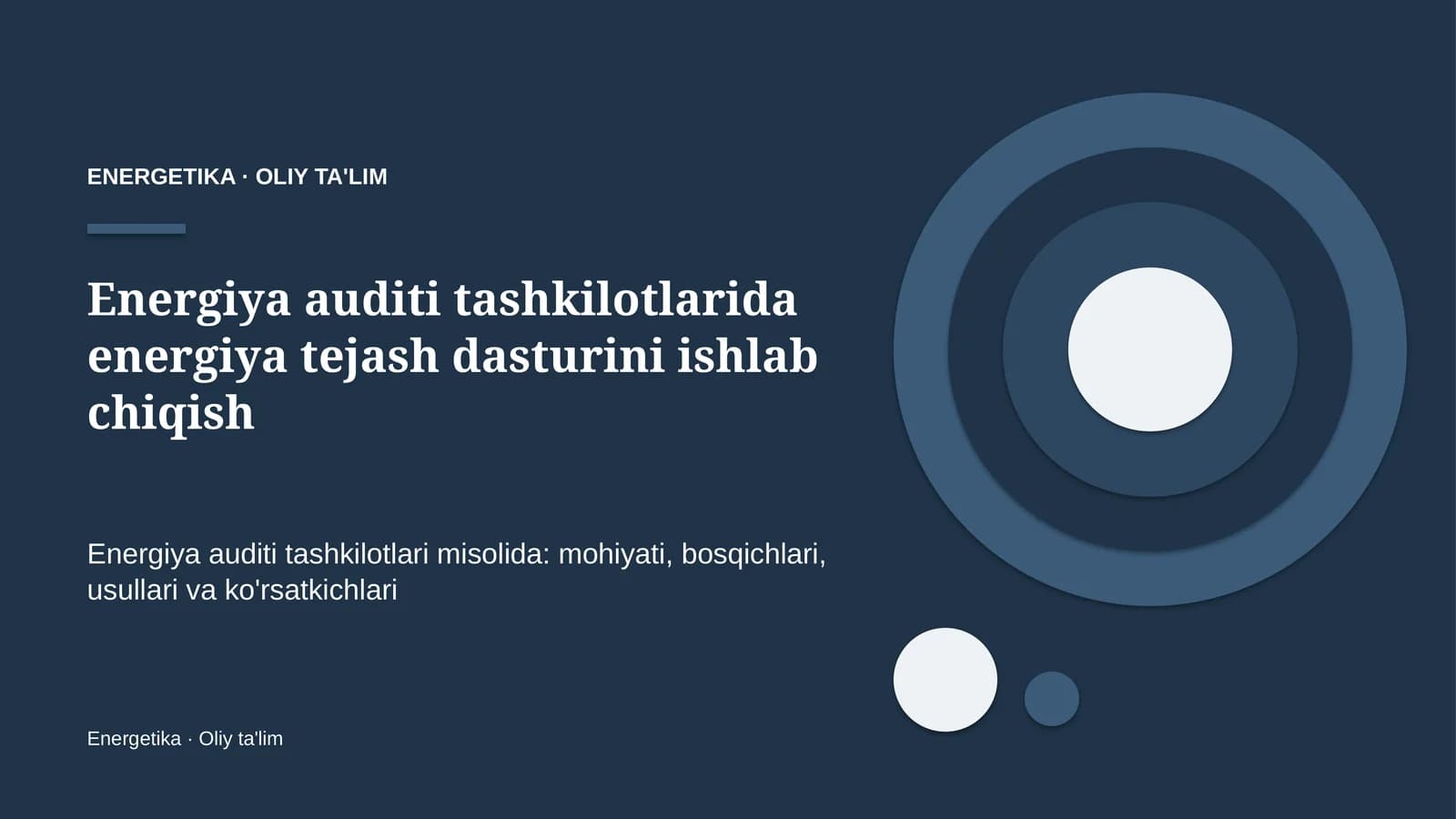energiya auditi tashkilotlarida energiya tejash dasturini ishlab chiqish 6658