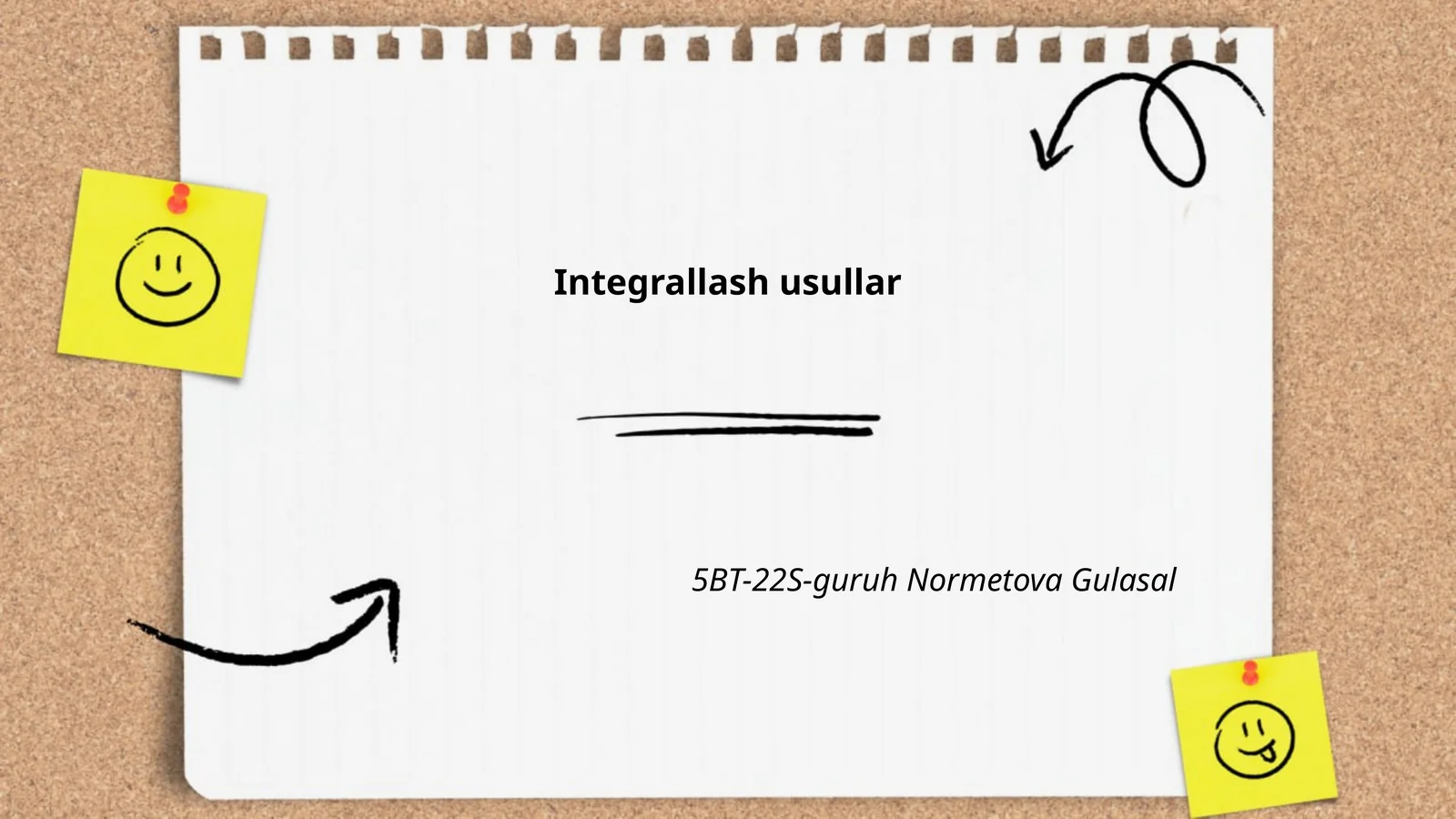 Integrallash usullar