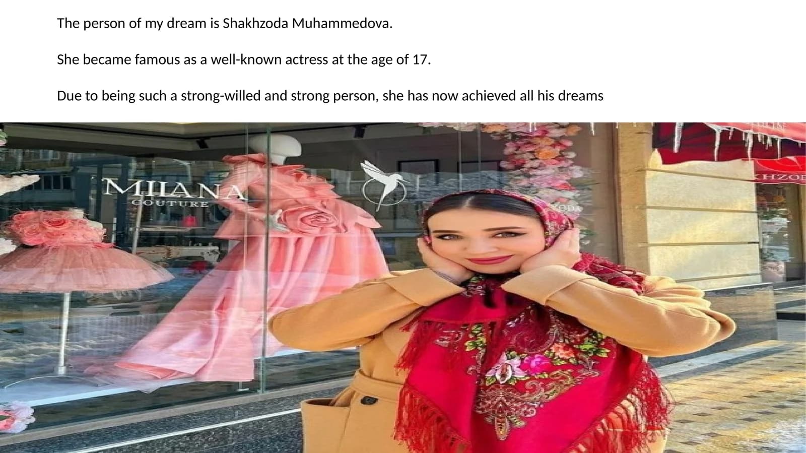 Shakhzoda Muhammedova