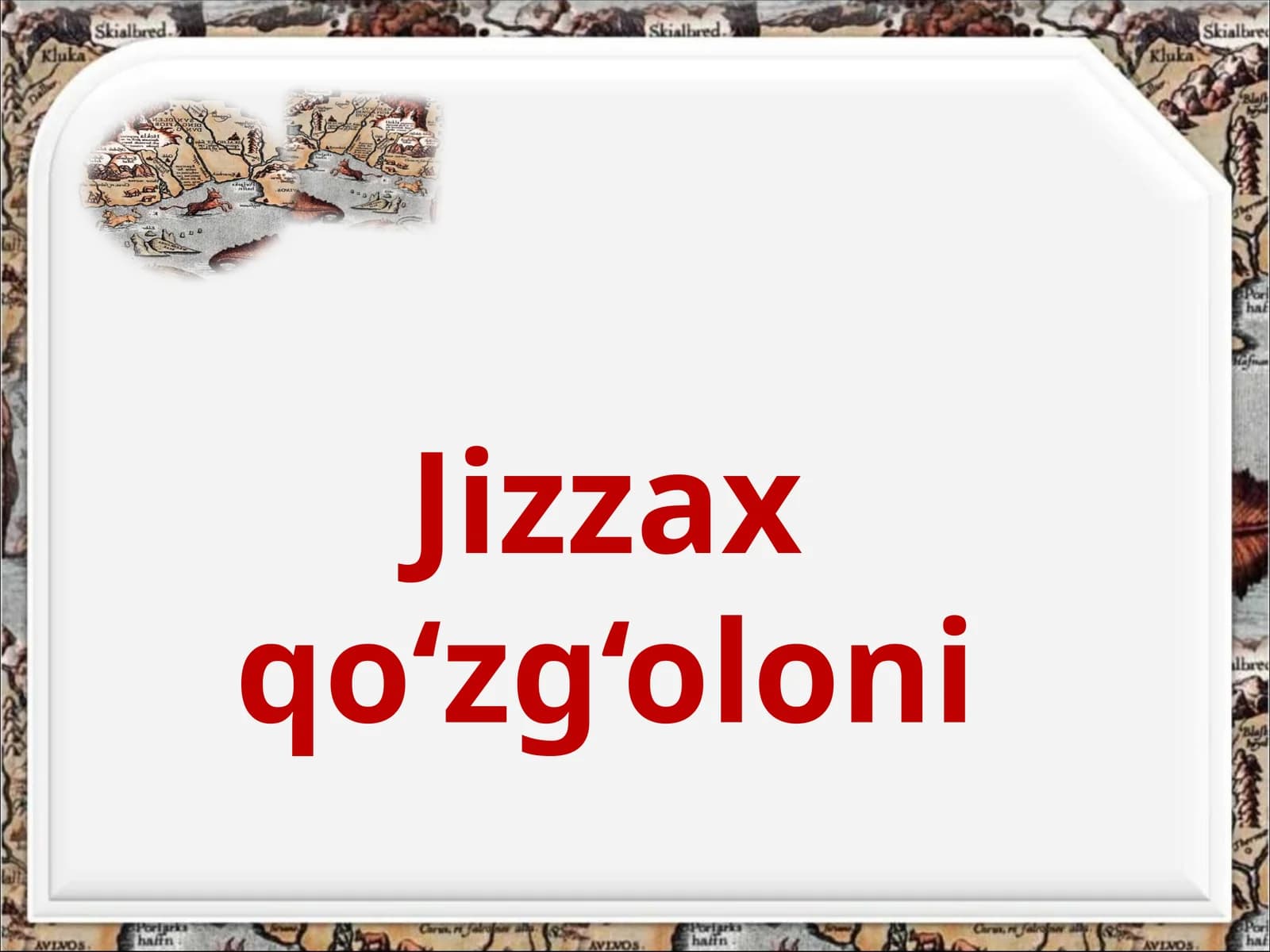 Jizzax  qo‘zg‘oloni