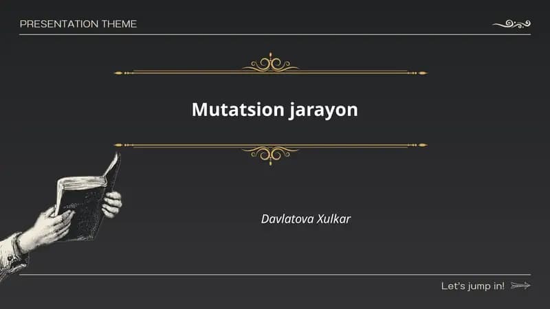 Mutatsion jarayon