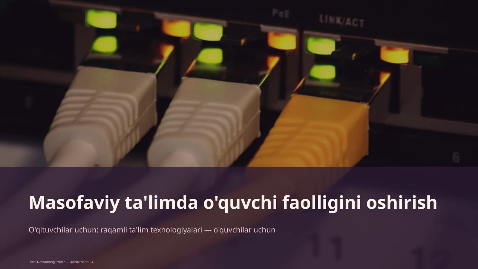 Masofaviy ta'limda o'quvchi faolligini oshirish