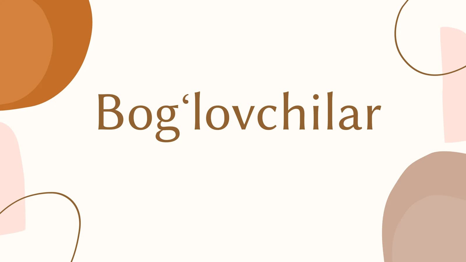 Bogʻlovchilar
