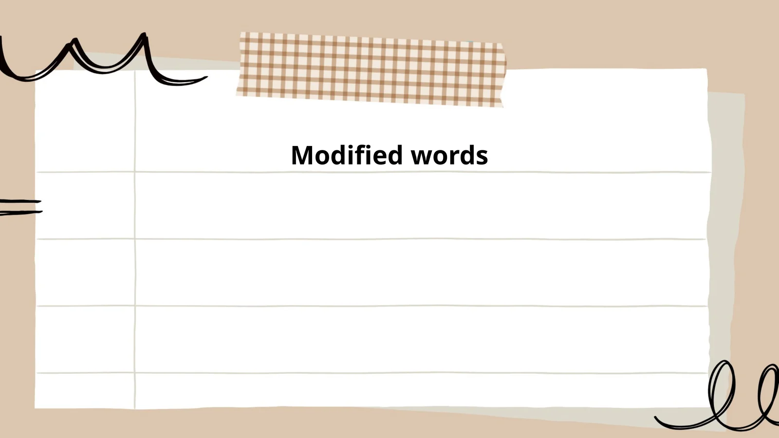 Adjectives