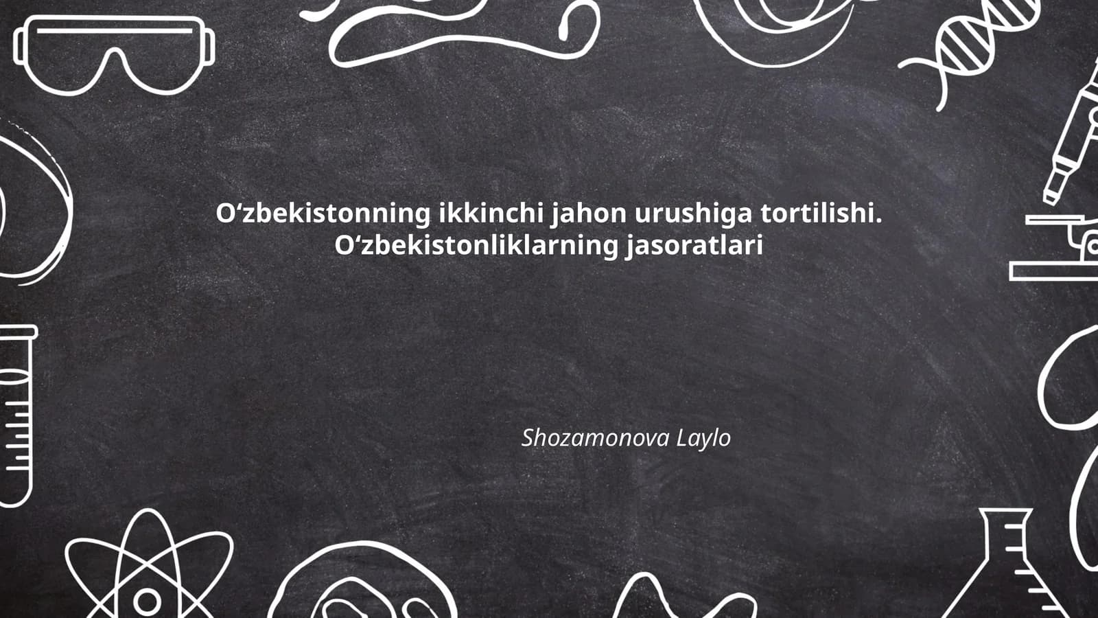 Oʻzbekistonning Ikkinchi Jahon urushiga tortilishi