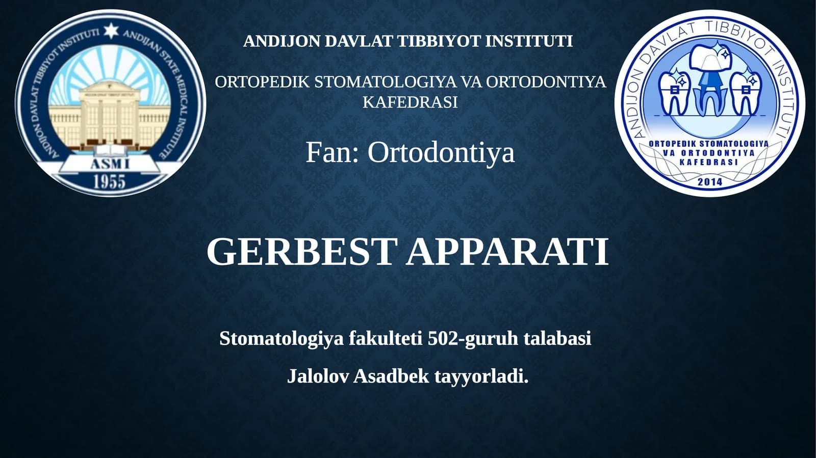 Gerbest apparati