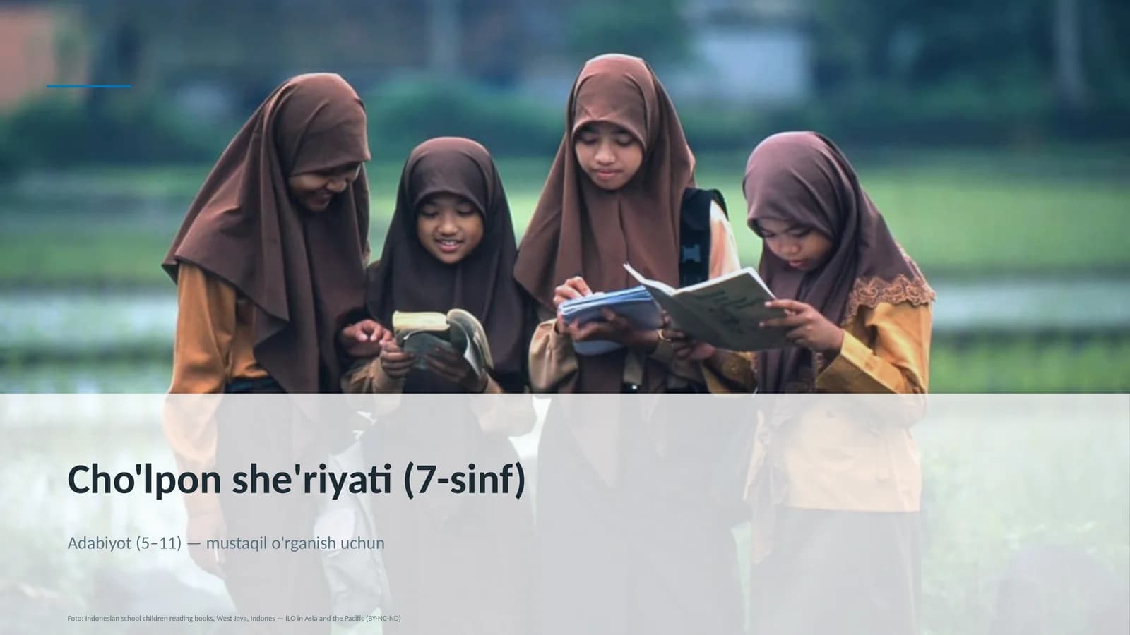Cho'lpon she'riyati (7-sinf)