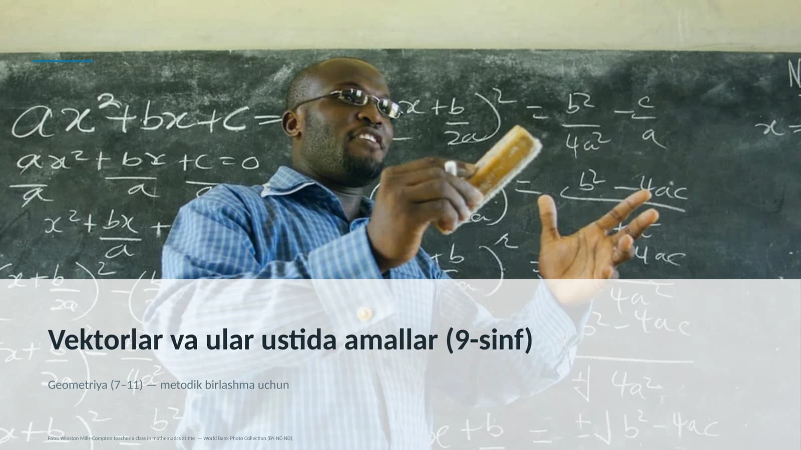 Vektorlar va ular ustida amallar (9-sinf)
