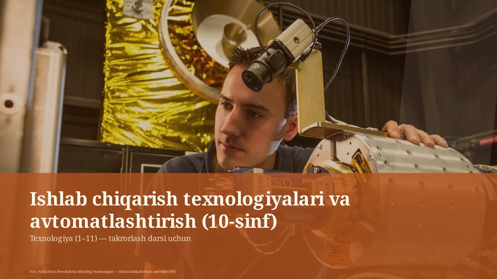 Ishlab chiqarish texnologiyalari va avtomatlashtirish (10-sinf)