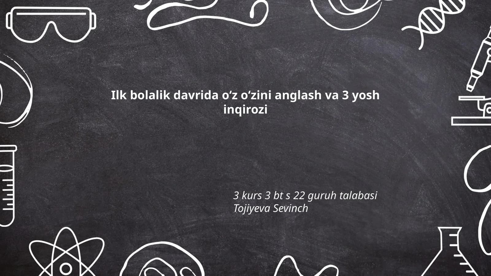 O‘z-O‘zini Anglash va 3 Yosh Inqirozi