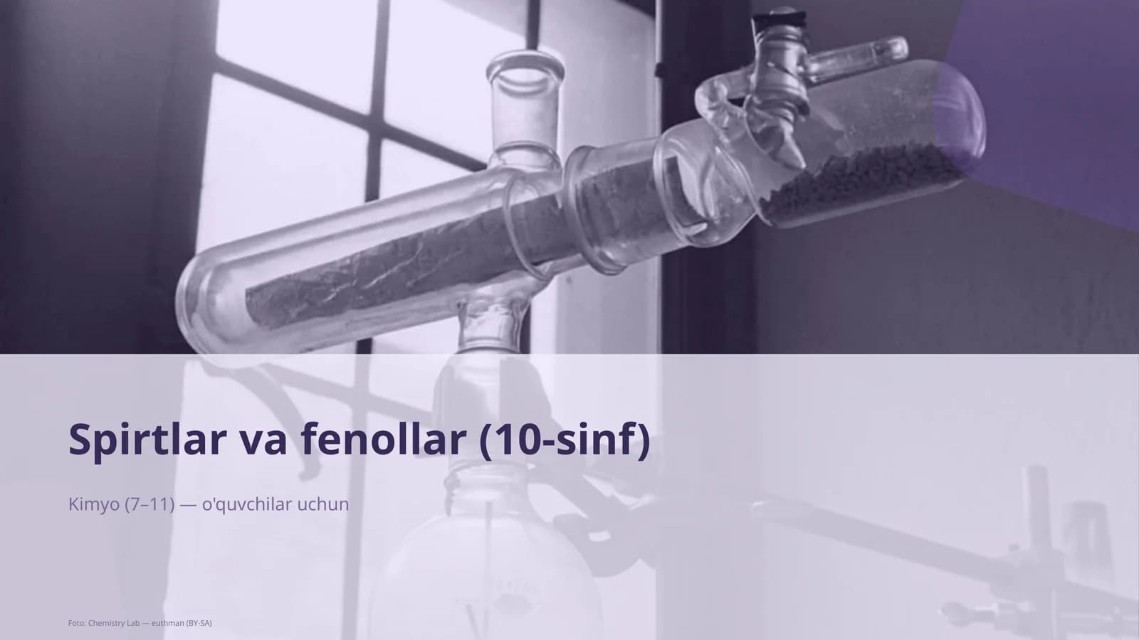 Spirtlar va fenollar (10-sinf)