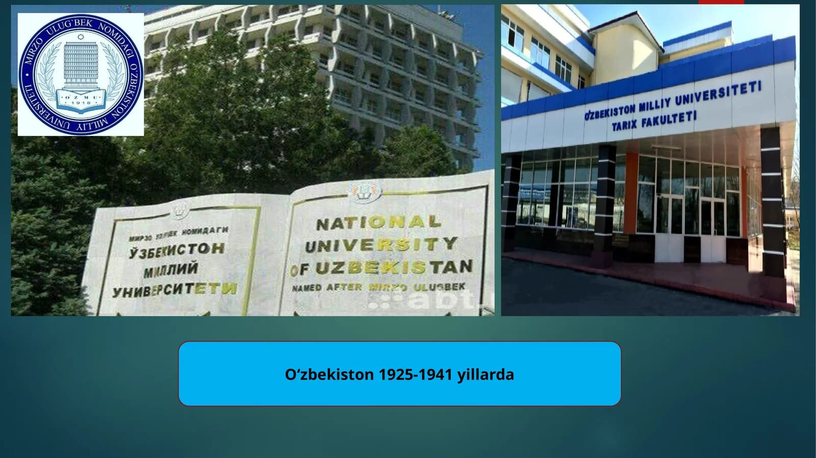 O‘zbekiston 1925-1941 yillarda