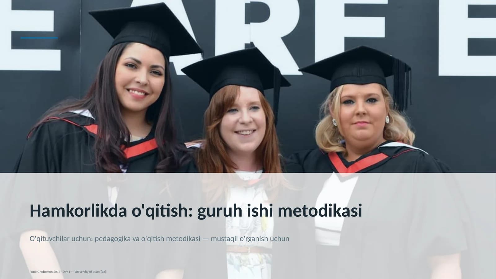 Hamkorlikda o'qitish: guruh ishi metodikasi
