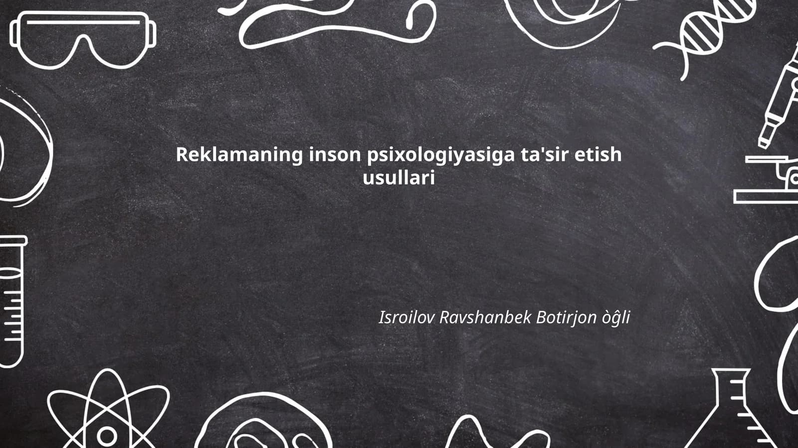 Reklamaning inson psixologiyasiga ta'sir etish usullari