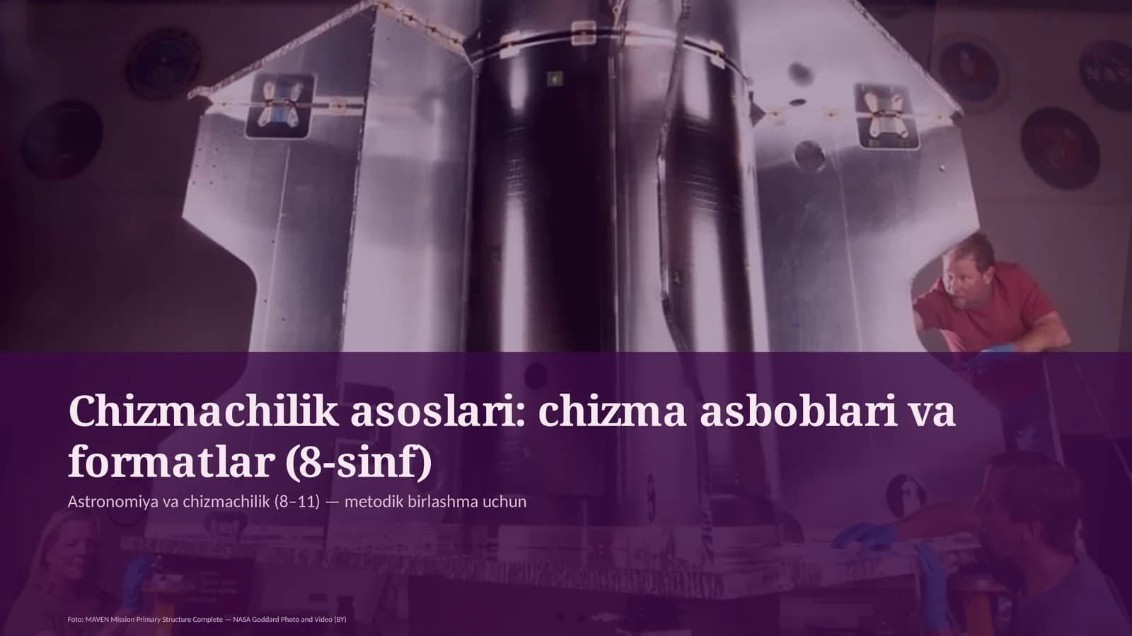 Chizmachilik asoslari: chizma asboblari va formatlar (8-sinf)