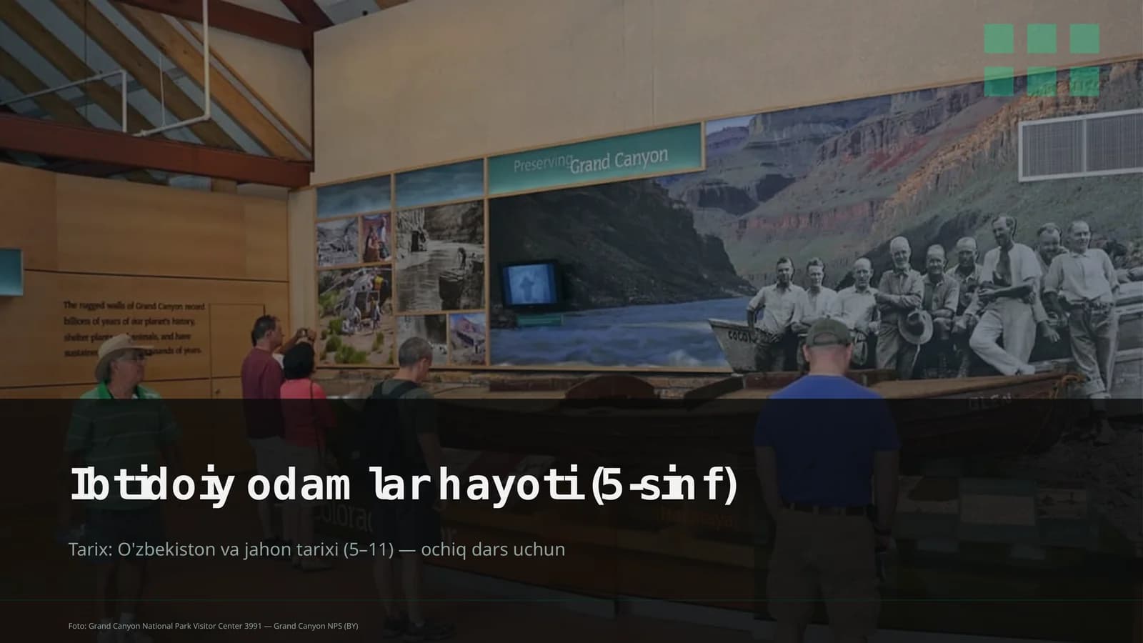 Ibtidoiy odamlar hayoti (5-sinf)