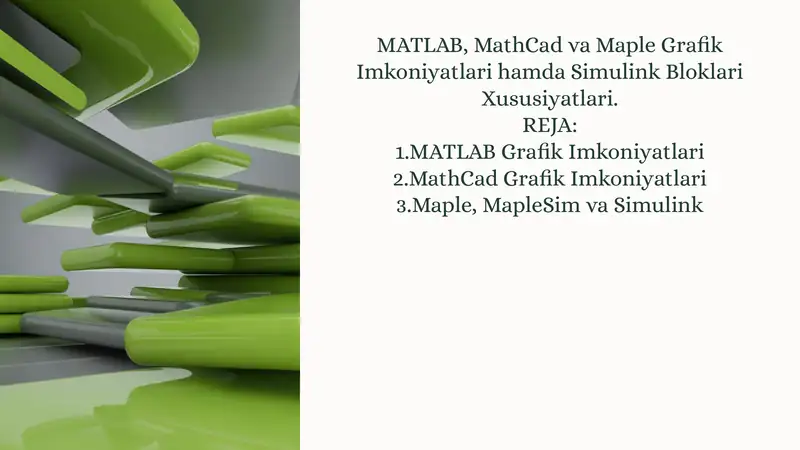 MATLAB Grafik Imkoniyatlari