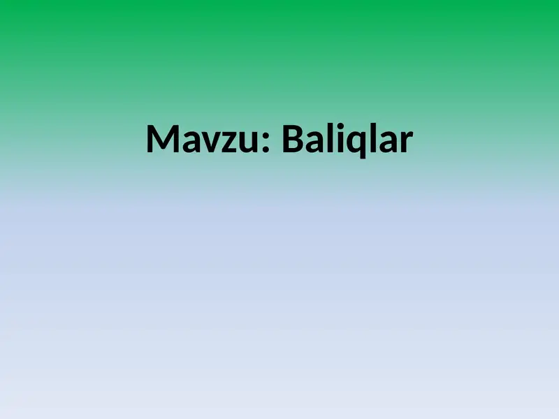 Baliqlar