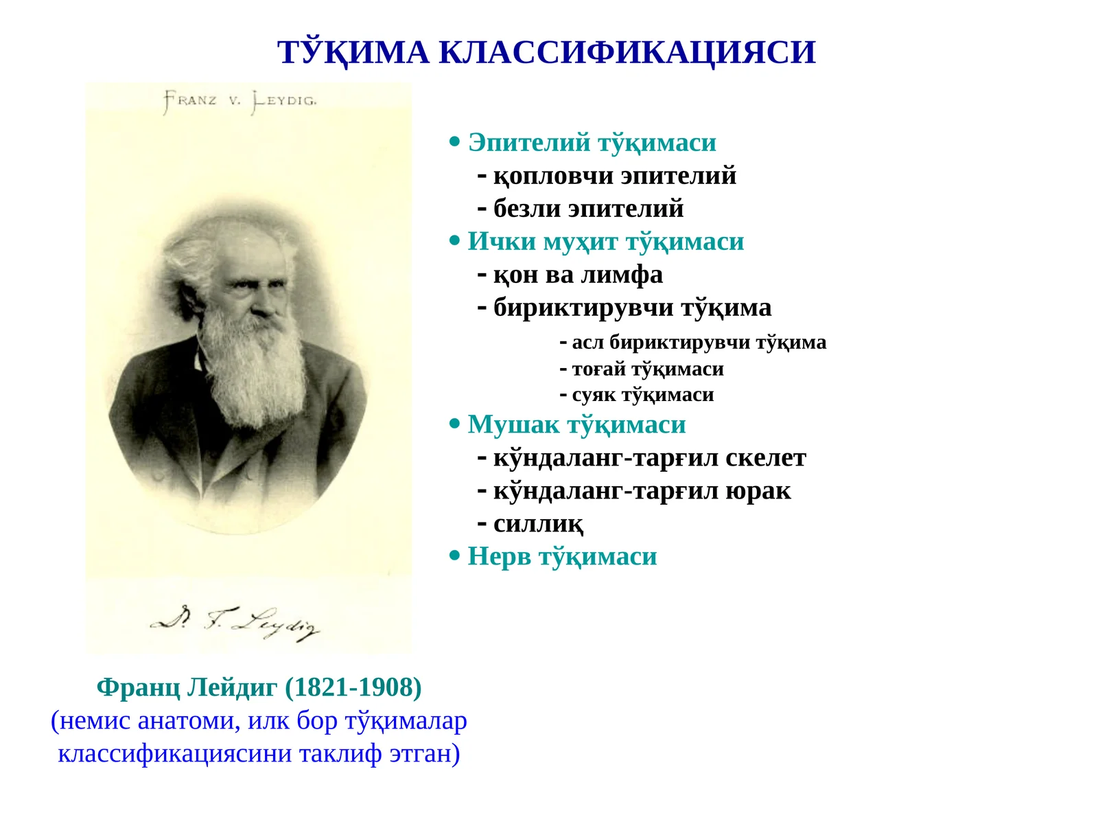Франц Лейдиг (1821-1908)