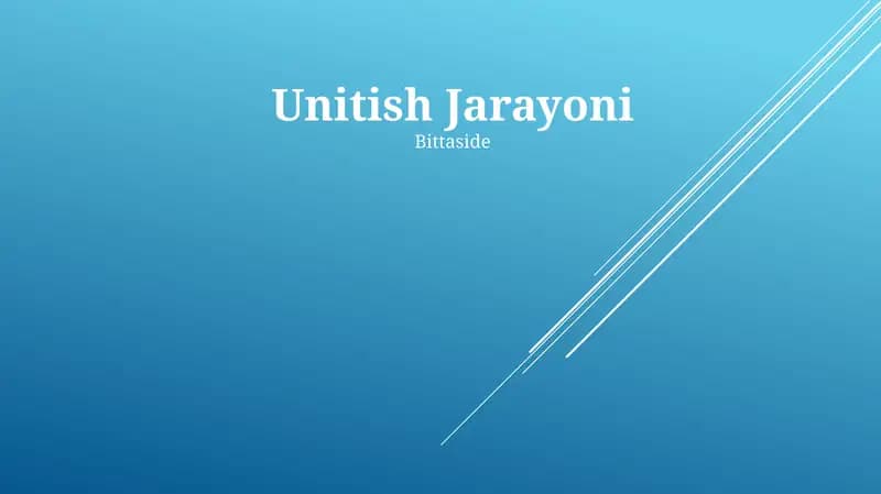 Unitish Jarayoni