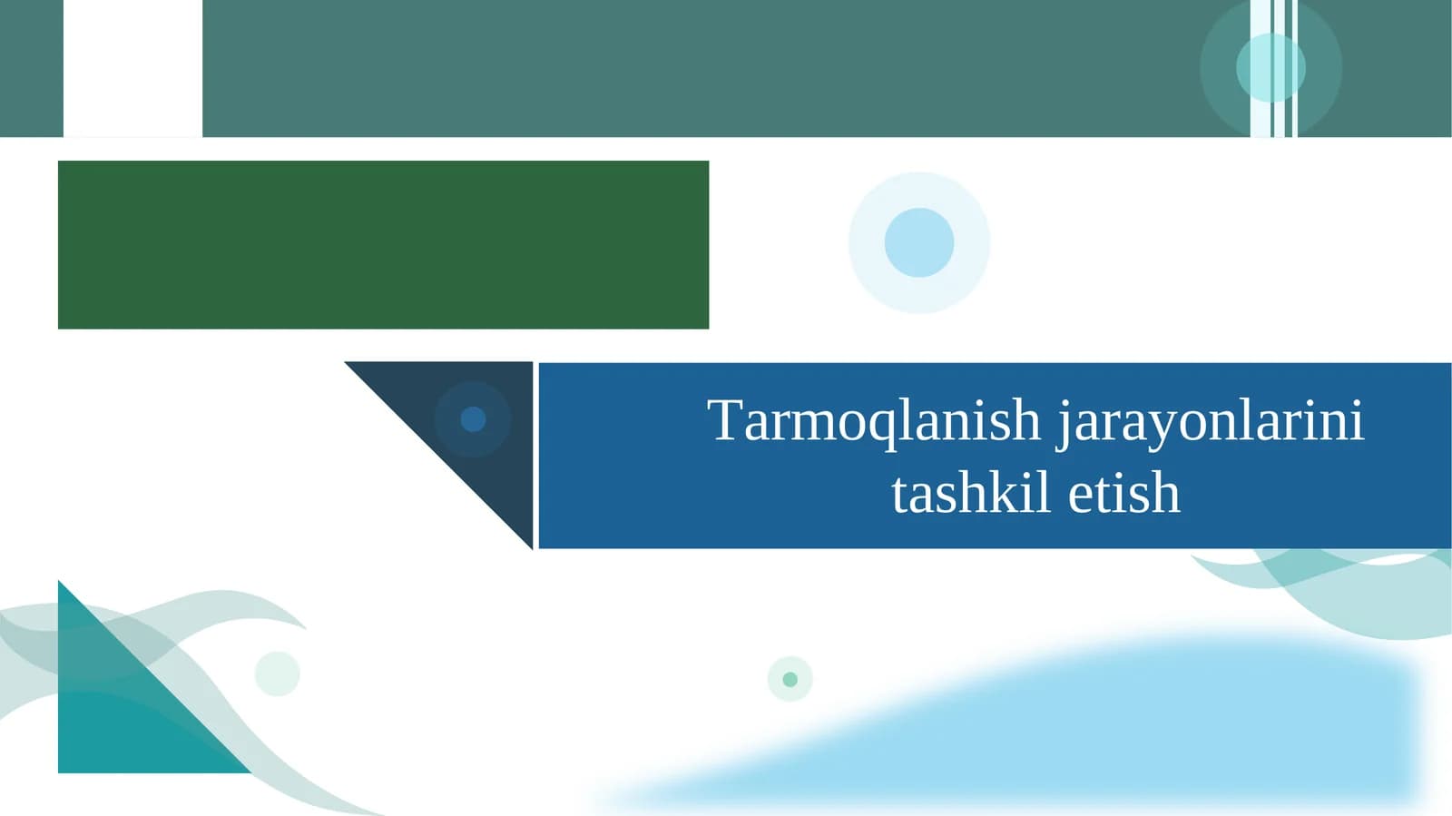 Mа’ruza rejasi