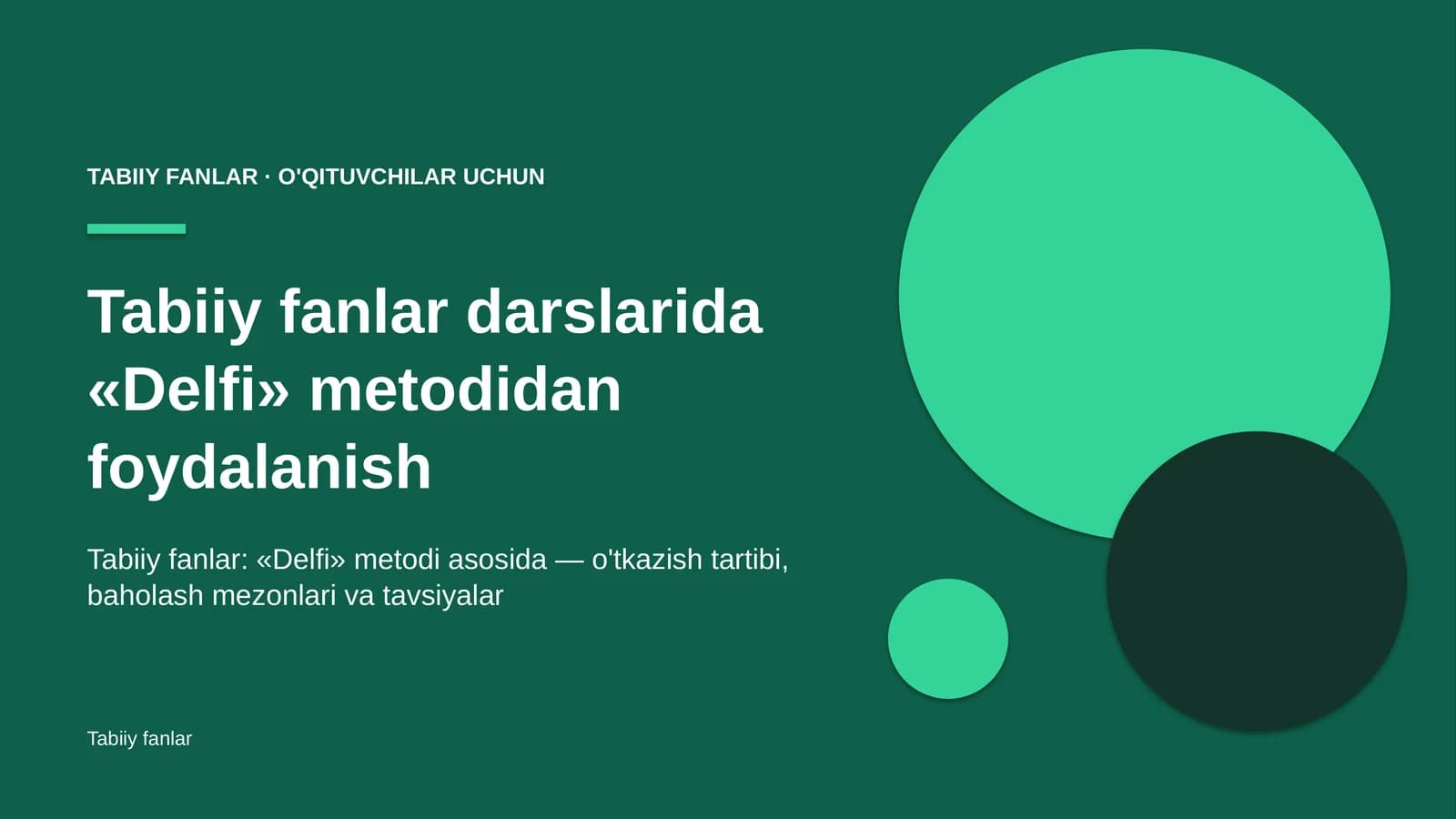 tabiiy fanlar darslarida delfi metodidan foydalanish 9593