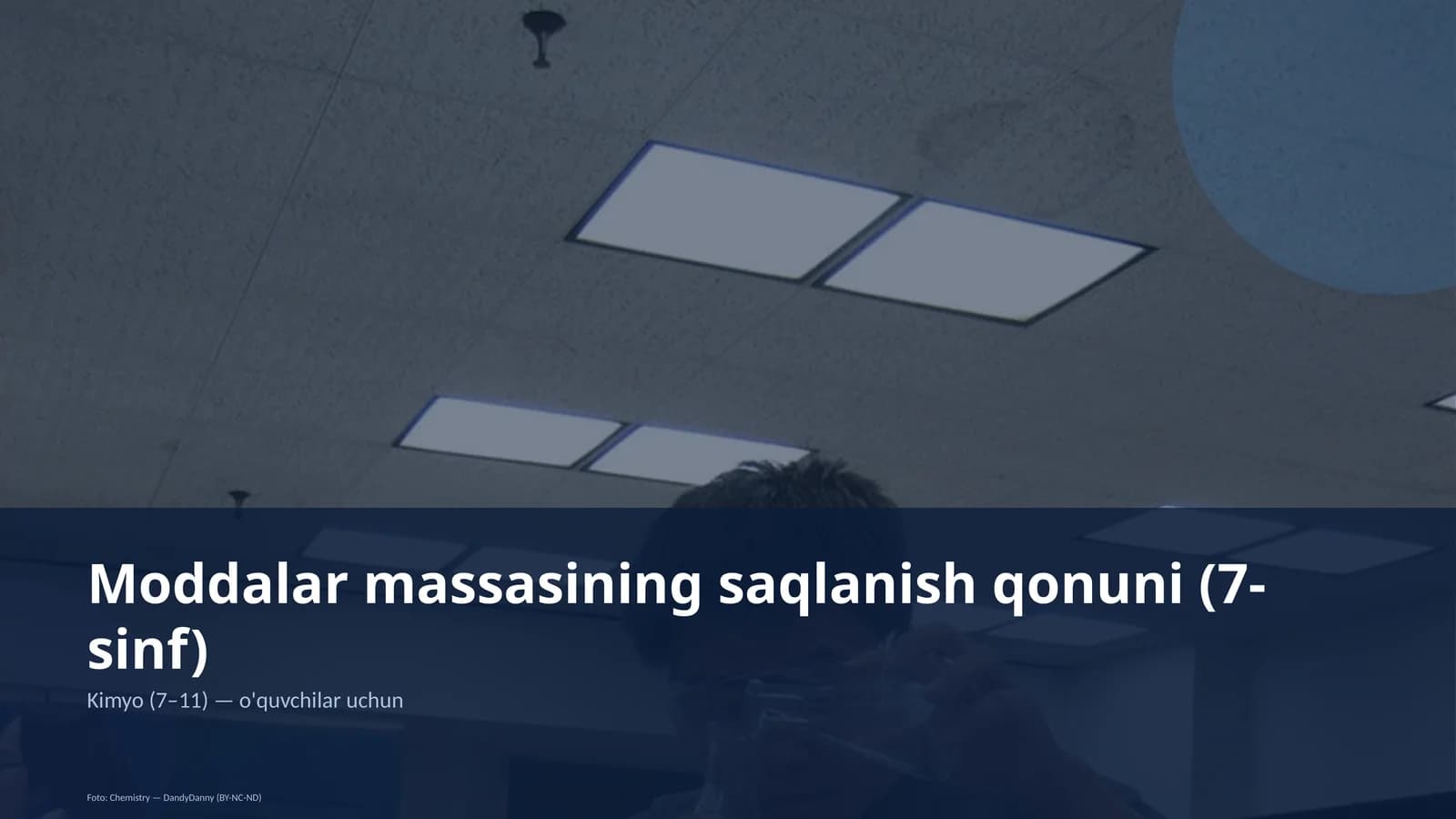 Moddalar massasining saqlanish qonuni (7-sinf)