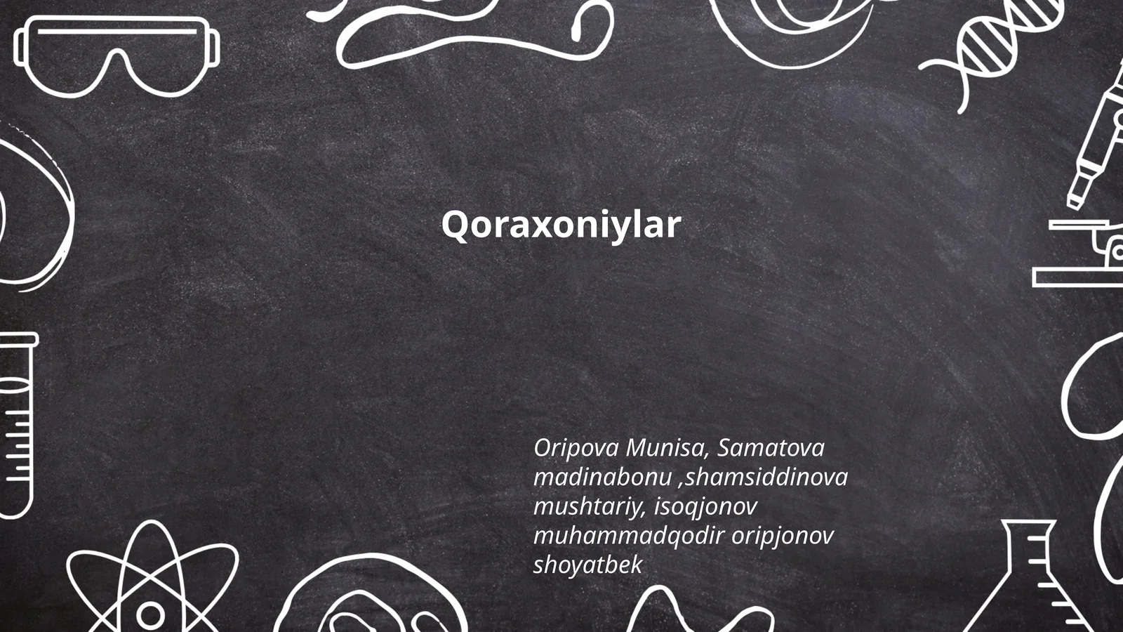 Qoraxoniylar