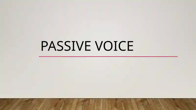 Passive voice