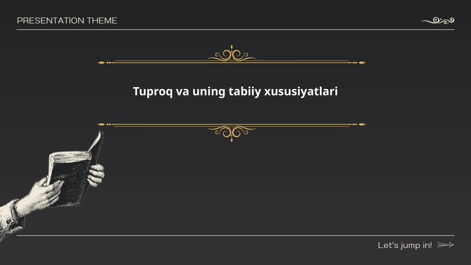 Tuproq va uning tabiiy xususiyatlari
