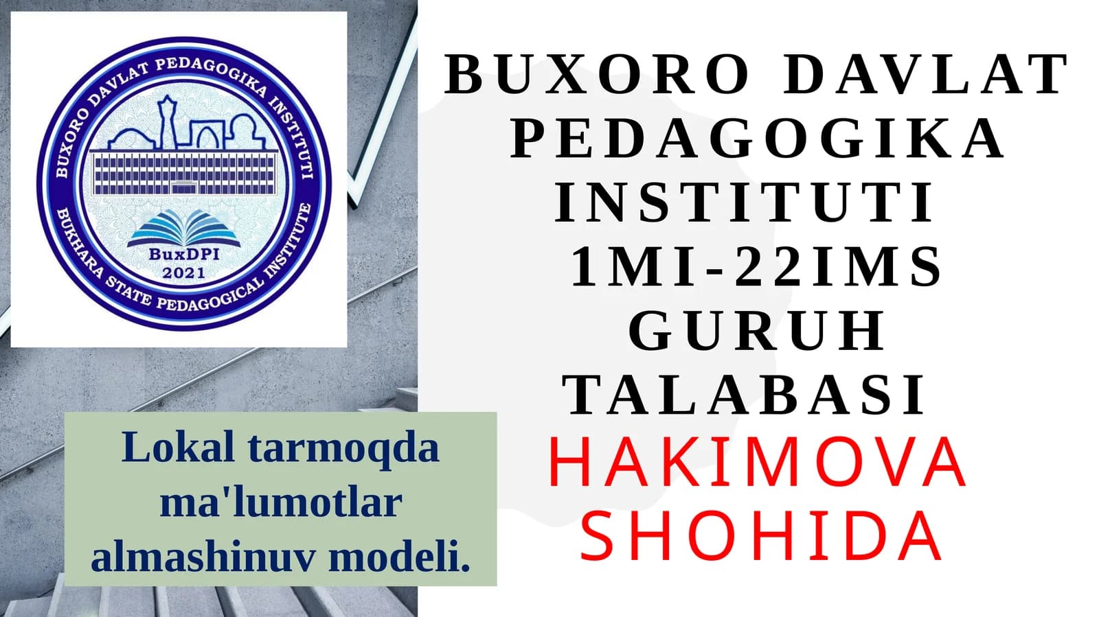 Lokaltarmoqdama'lumotlaralmashinuvmodeli