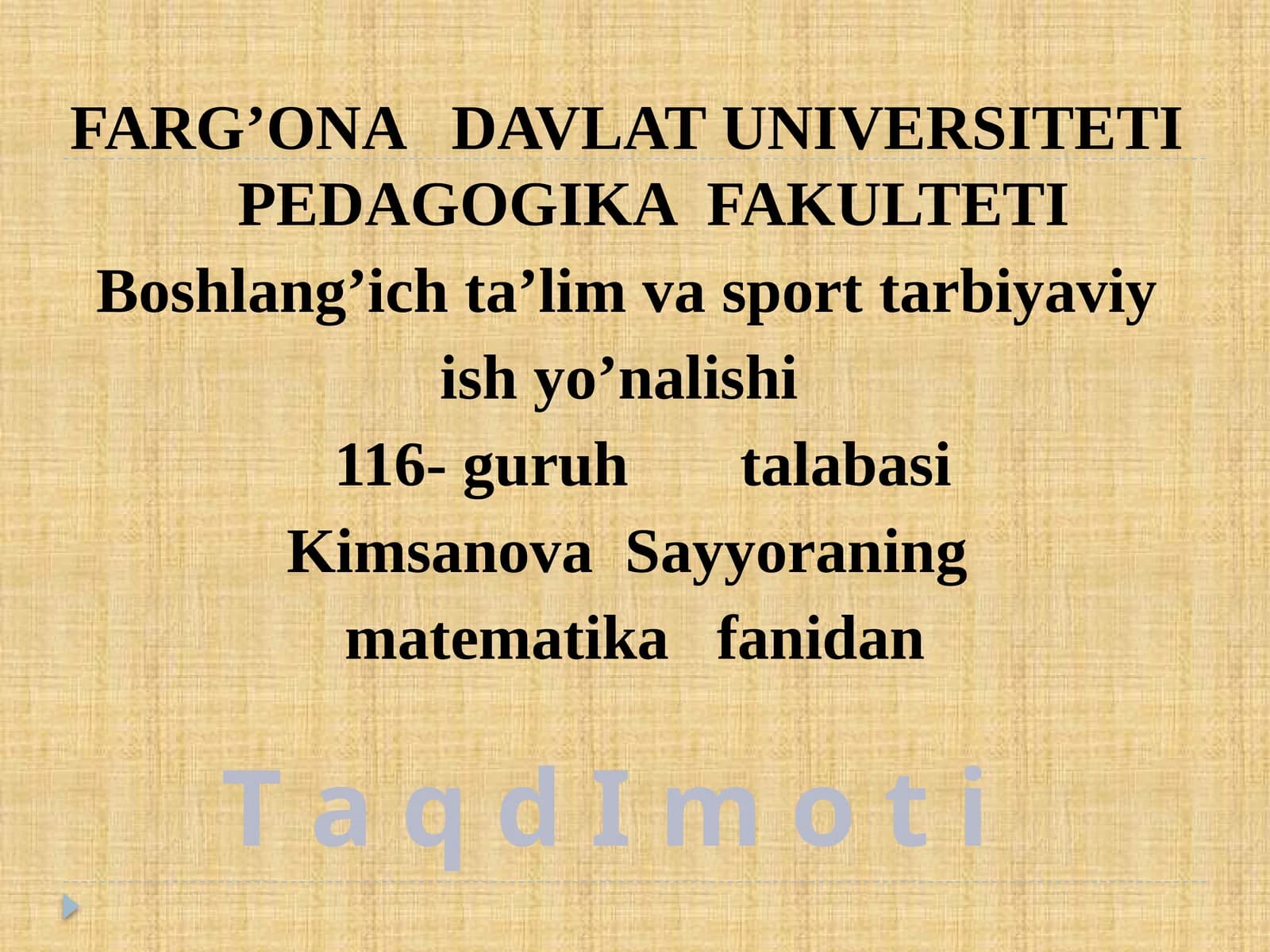 Kombinatorika masalasi