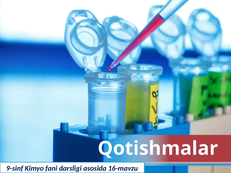 Qotishmalar