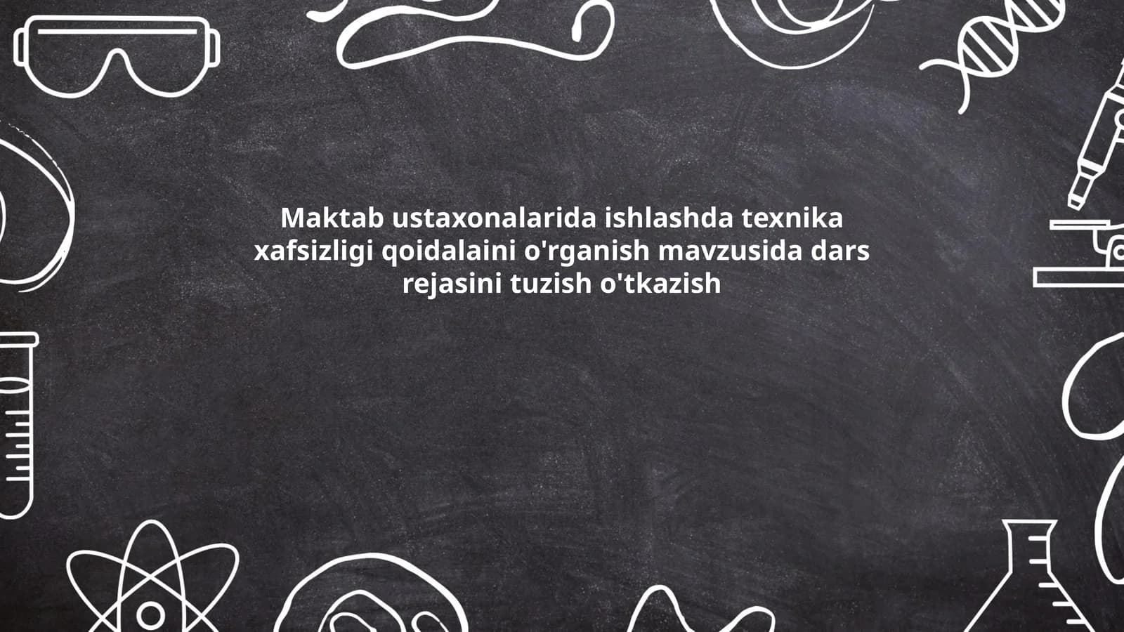 Texnika xafsizligi qoidalari