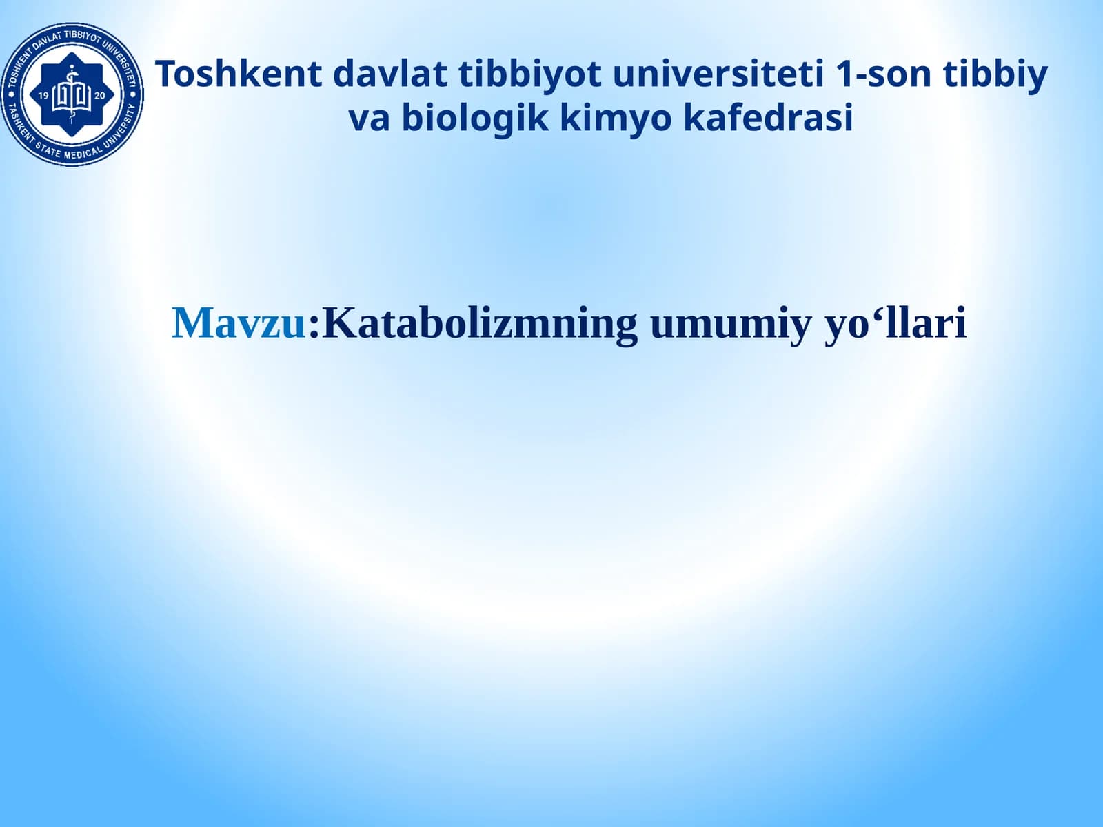 Katabolizm yoʻllari