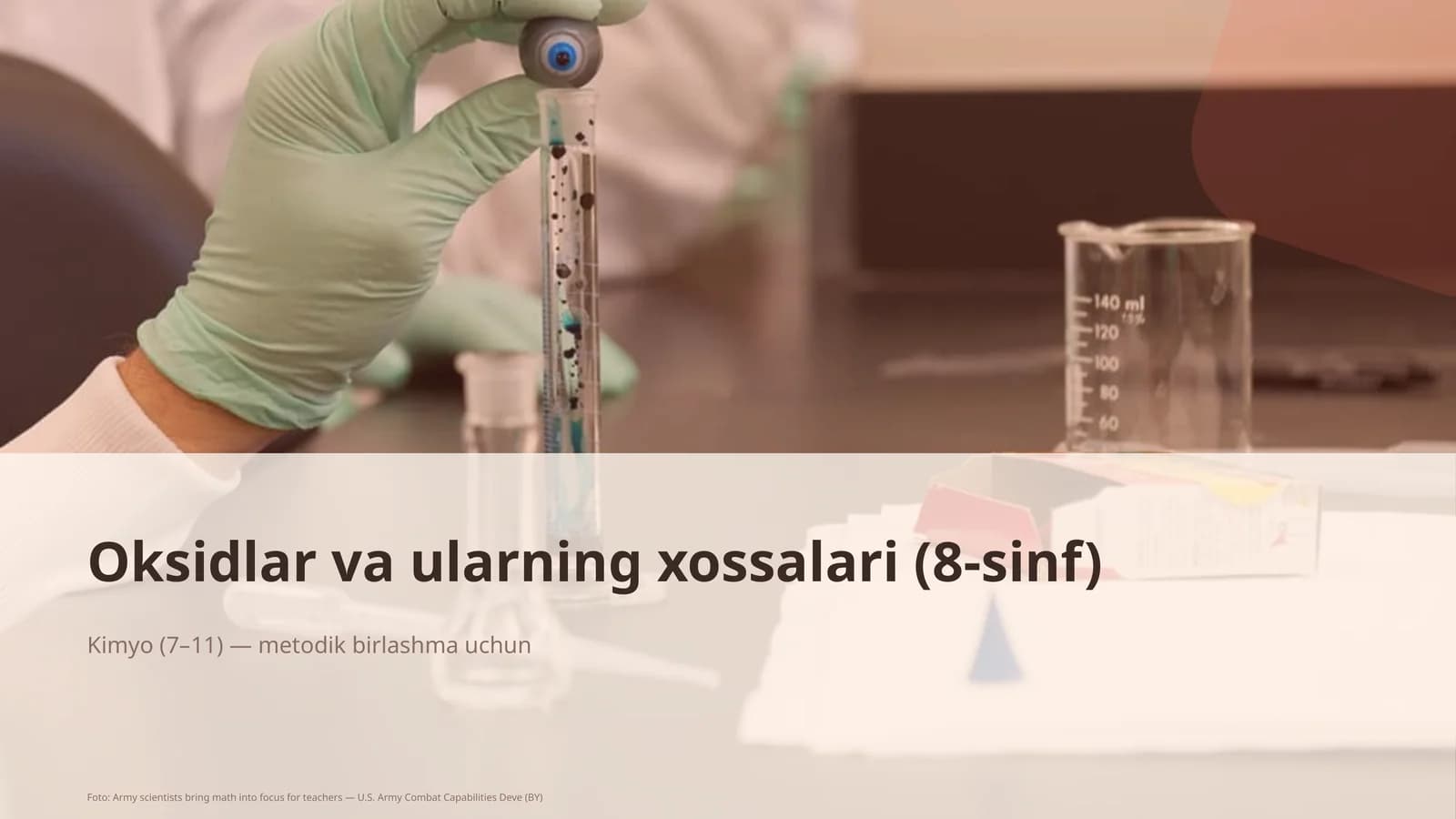 Oksidlar va ularning xossalari (8-sinf)