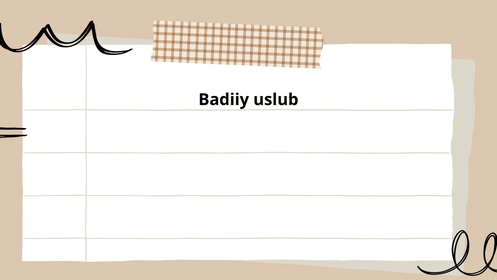 Badiiy uslub