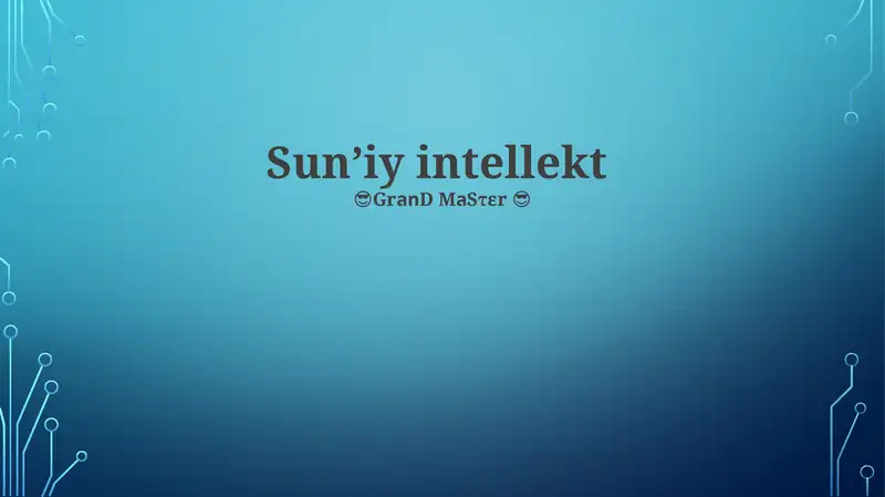 Sun'iy intellekt