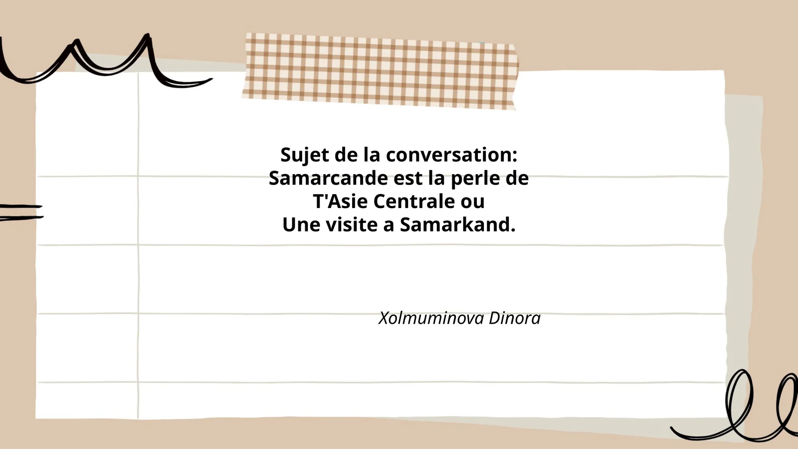 Samarcande: Histoire et Architecture