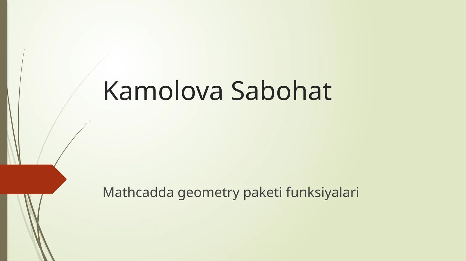 Mathcadgeometriyapaketi
