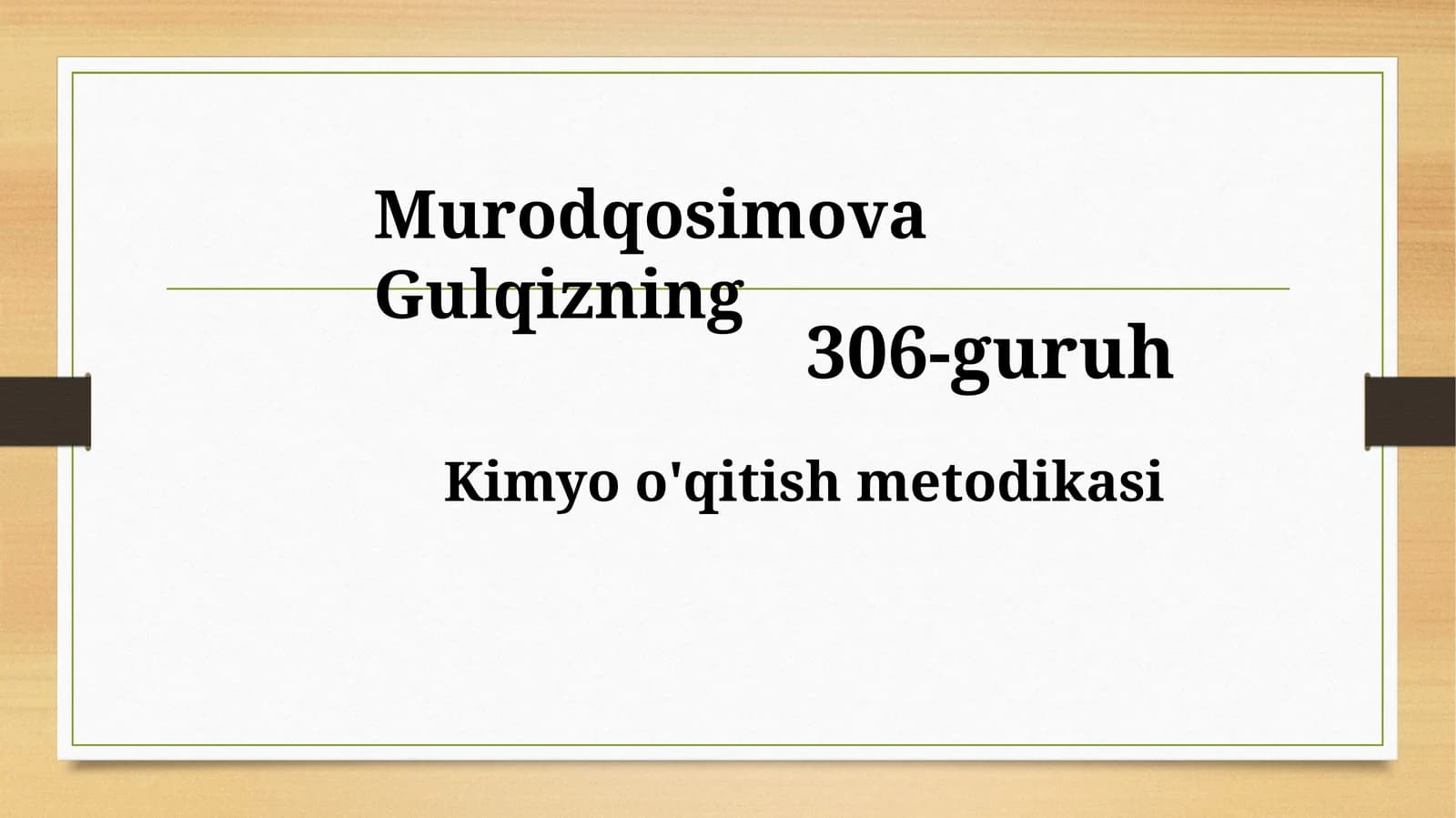 MurodqosimovaGulqizning