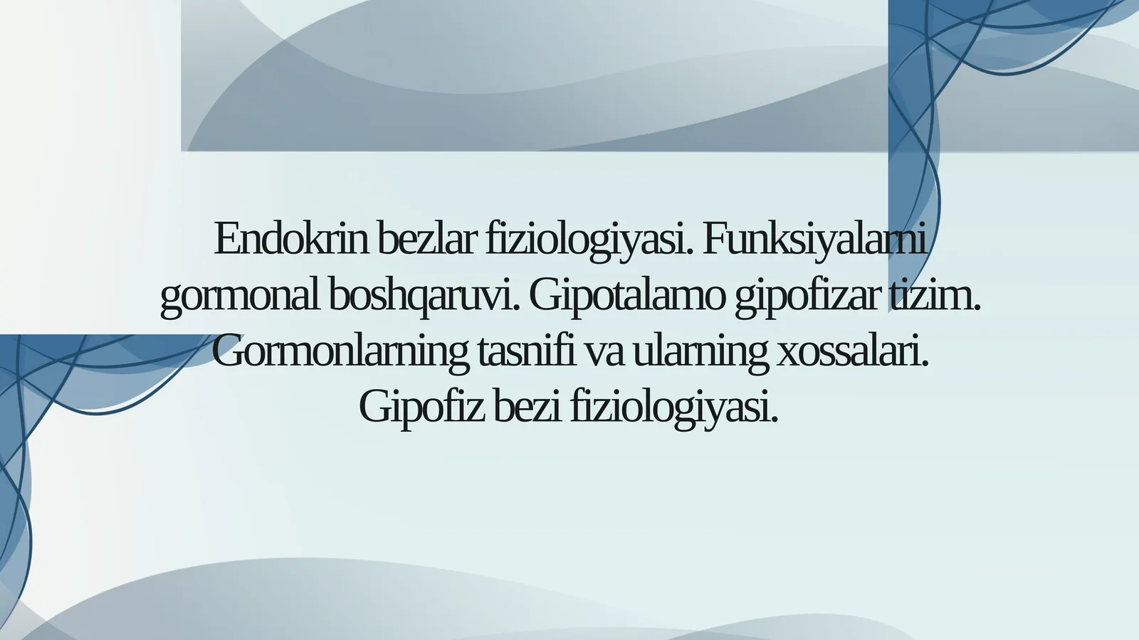 Endokrin sistemasi