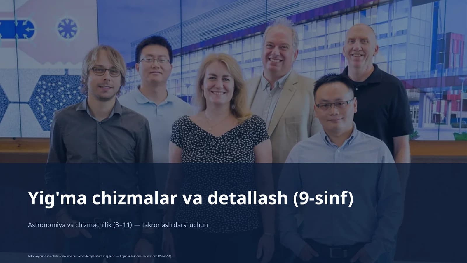 Yig'ma chizmalar va detallash (9-sinf)
