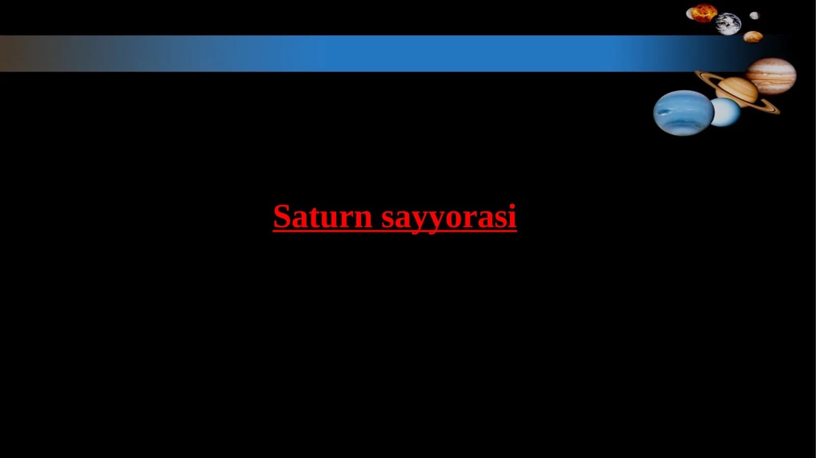 Saturnsayyorasi