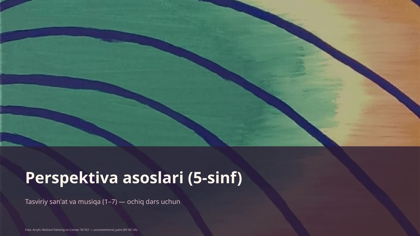 Perspektiva asoslari (5-sinf)