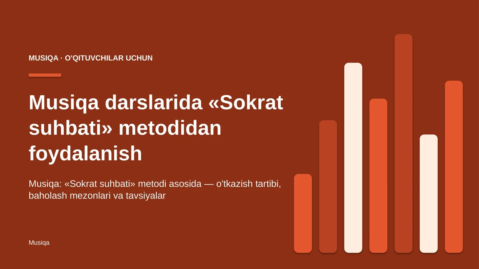 musiqa darslarida sokrat suhbati metodidan foydalanish 5292