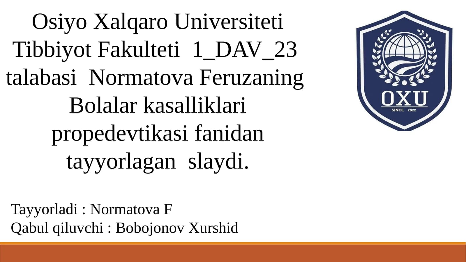Bolalarda uzoq muddatli subfebrilitet tariflari va ulardagi holatlar haqida ma'lumotlar